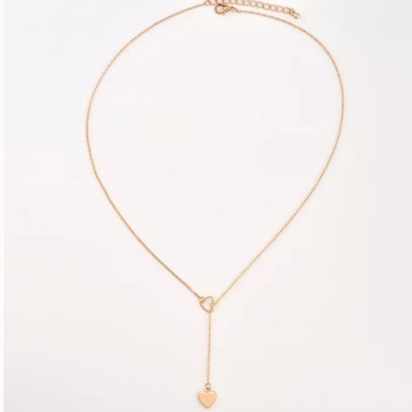 New Gorgeous Gold Heart Necklace - Picture 4 of 4